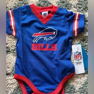 Buffalo bills, baby jersey onesie, bodysuit new with tag tags